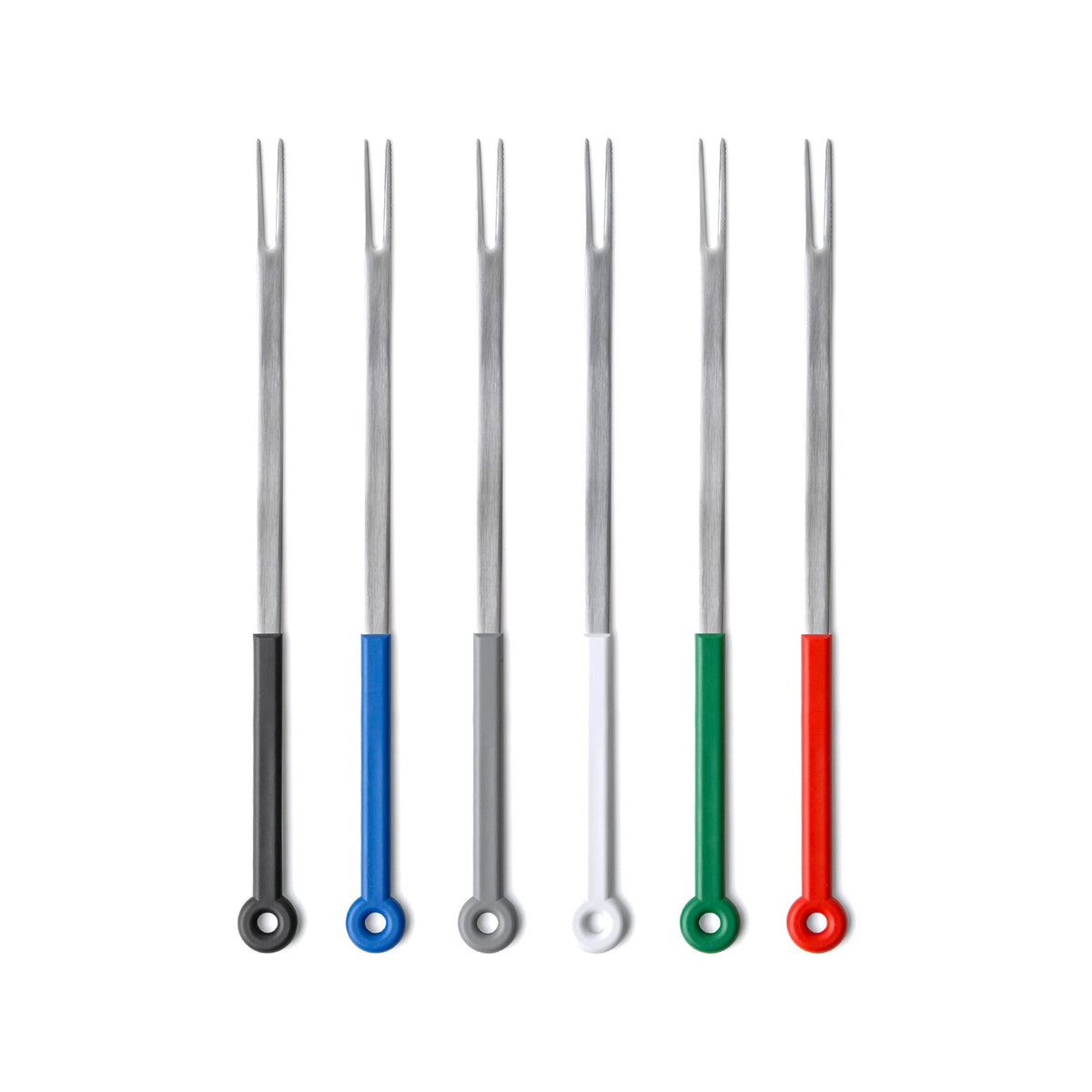 Mono Ring Fondue Forks, Set of 6