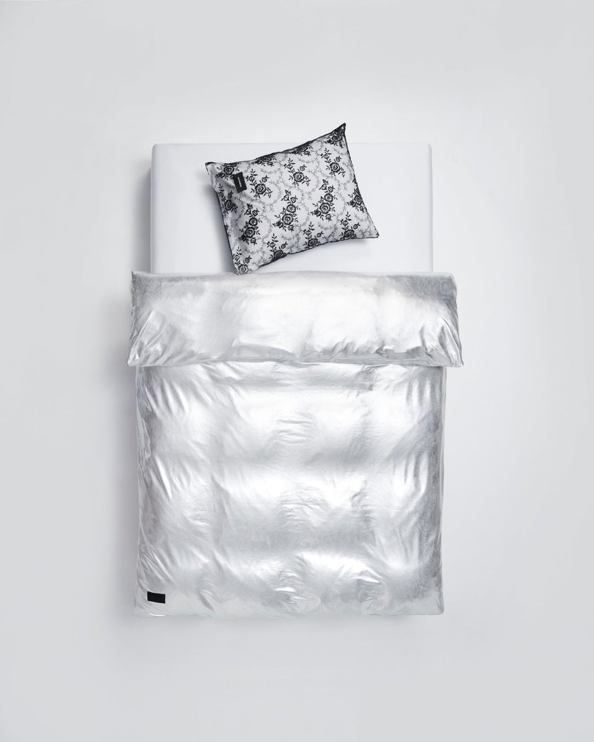 Nude duvet cover - Metallic silver Jersey - Bedwear - Magniberg – view 3