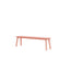 Solid ash lacquered soft pink