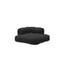Schwarz (Veganleder Haku 0191 von Kvadrat)