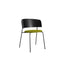 Oak lacquered black / Olive green (Vidar 4 0956 by Kvadrat/Raf Simons)