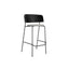 Oak lacquered black / Light gray (Autumn 0101 by Kvadrat)