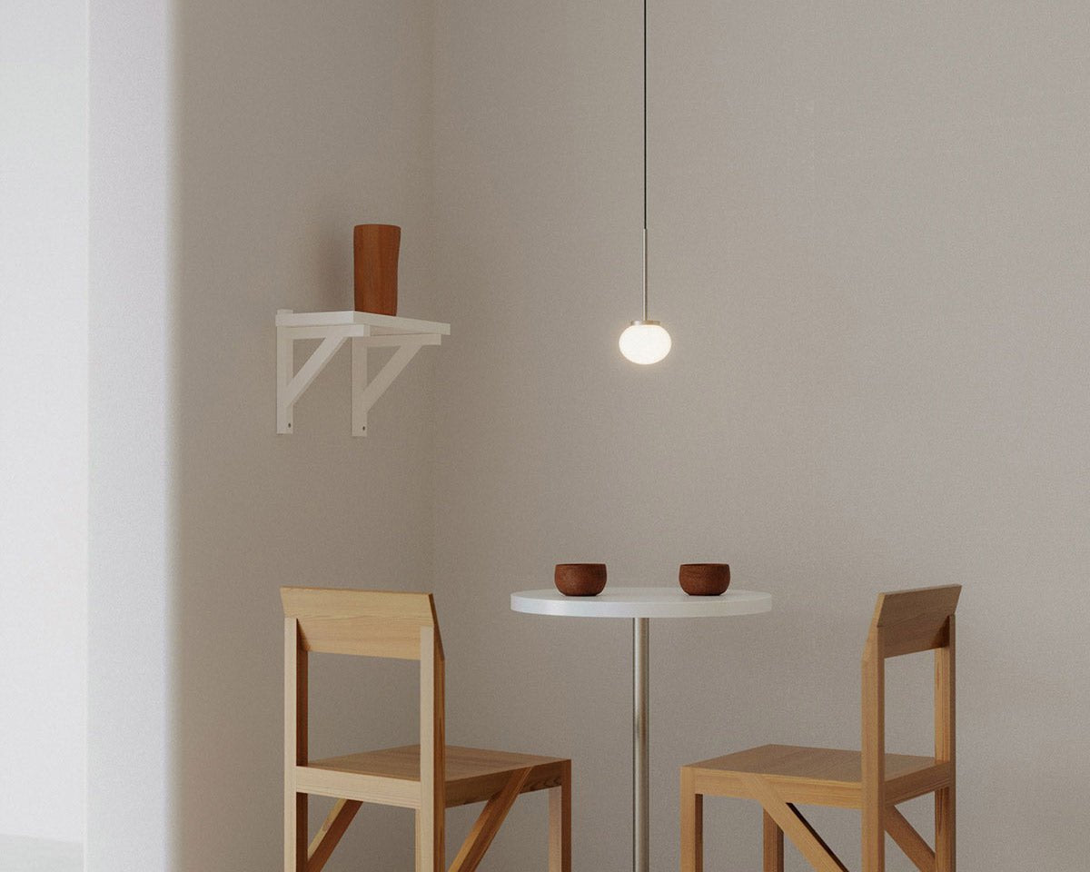Ovoid Pendant Light - Stainless Steel - Single - Pendant Lights - Frama – view 4