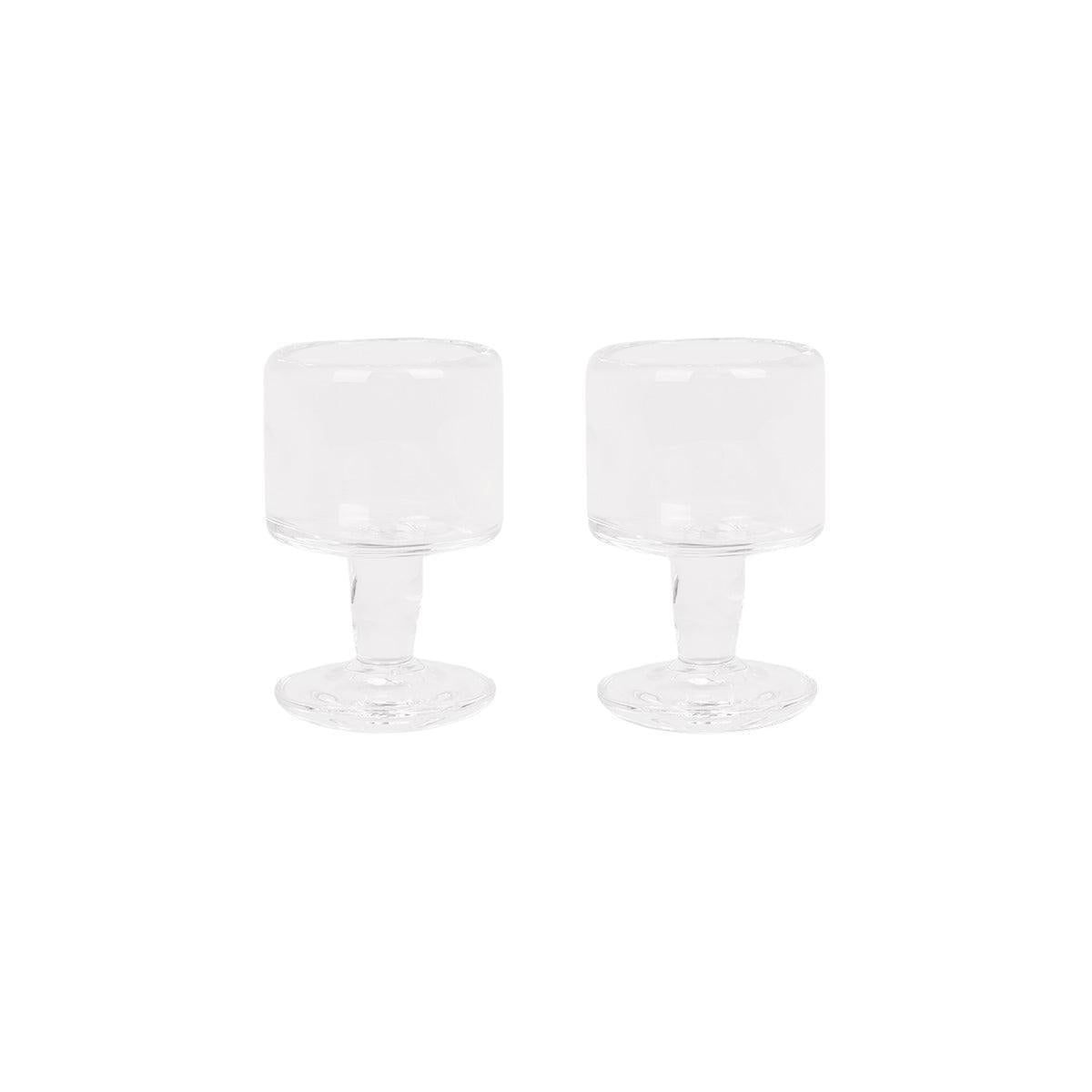 0405 Stielglas 2er-Set – Klar – Klein – Frama