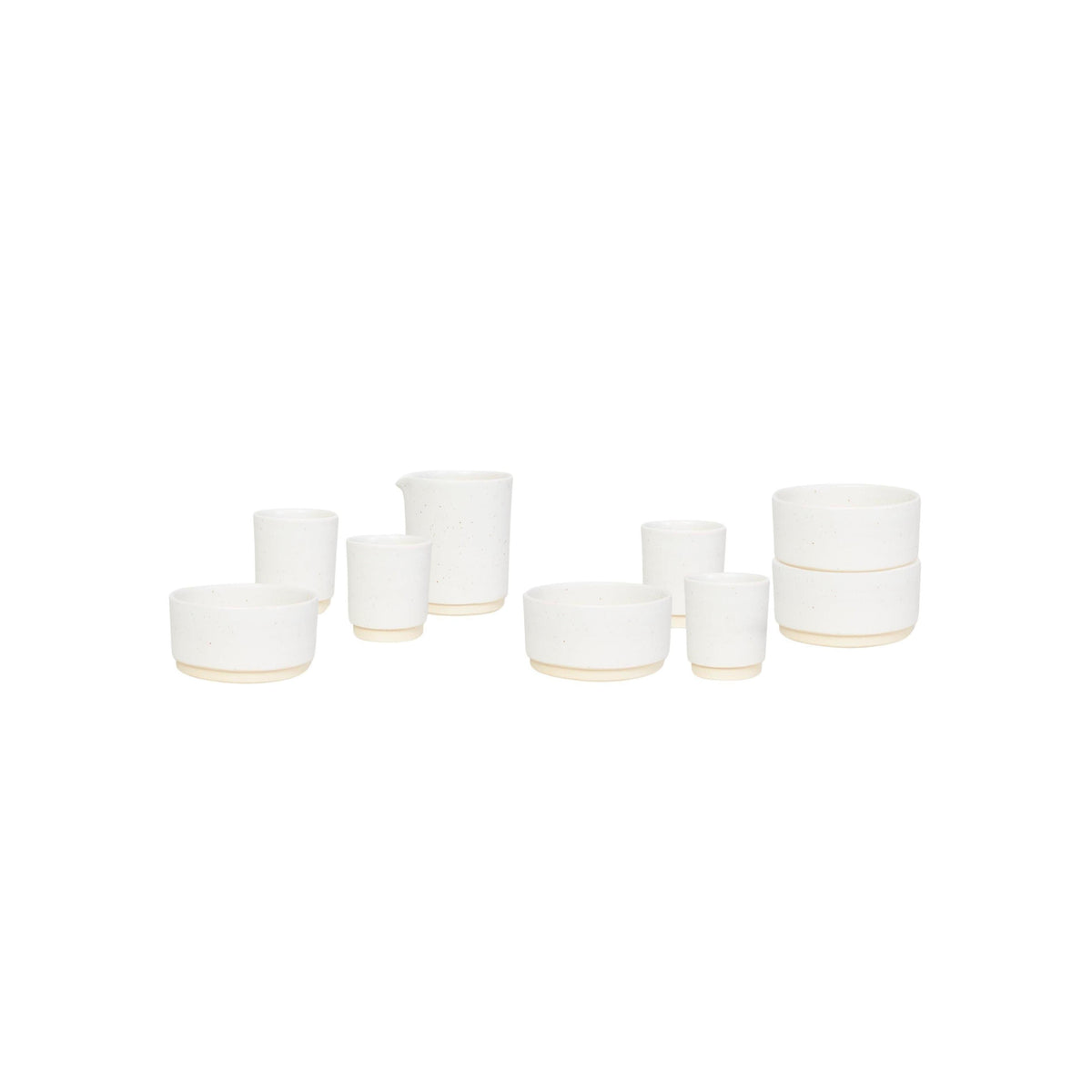 Otto Ceramic Tableware Set – Breakfast – White – Frama