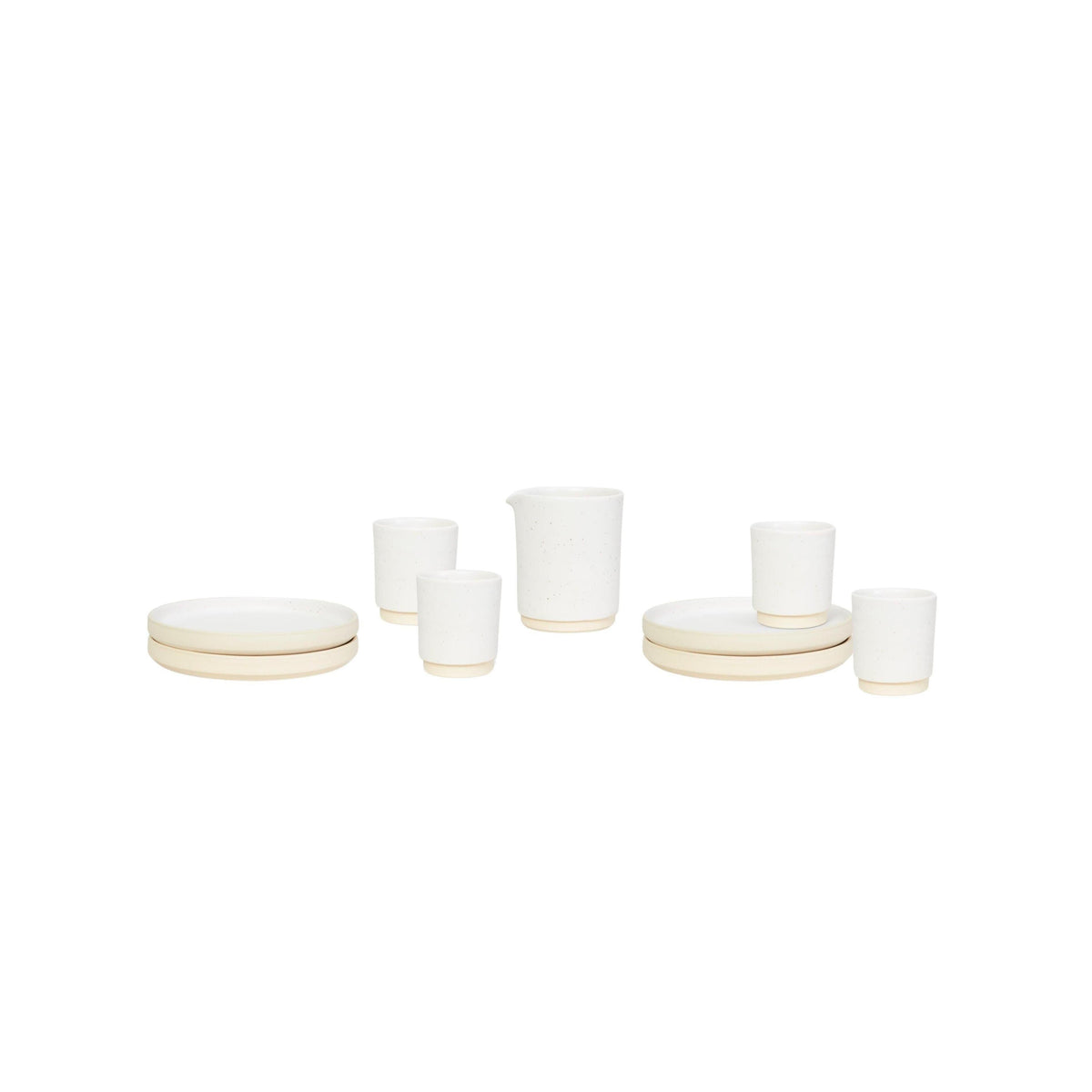 Otto Ceramic Tableware Set I Lunch – White – Frama