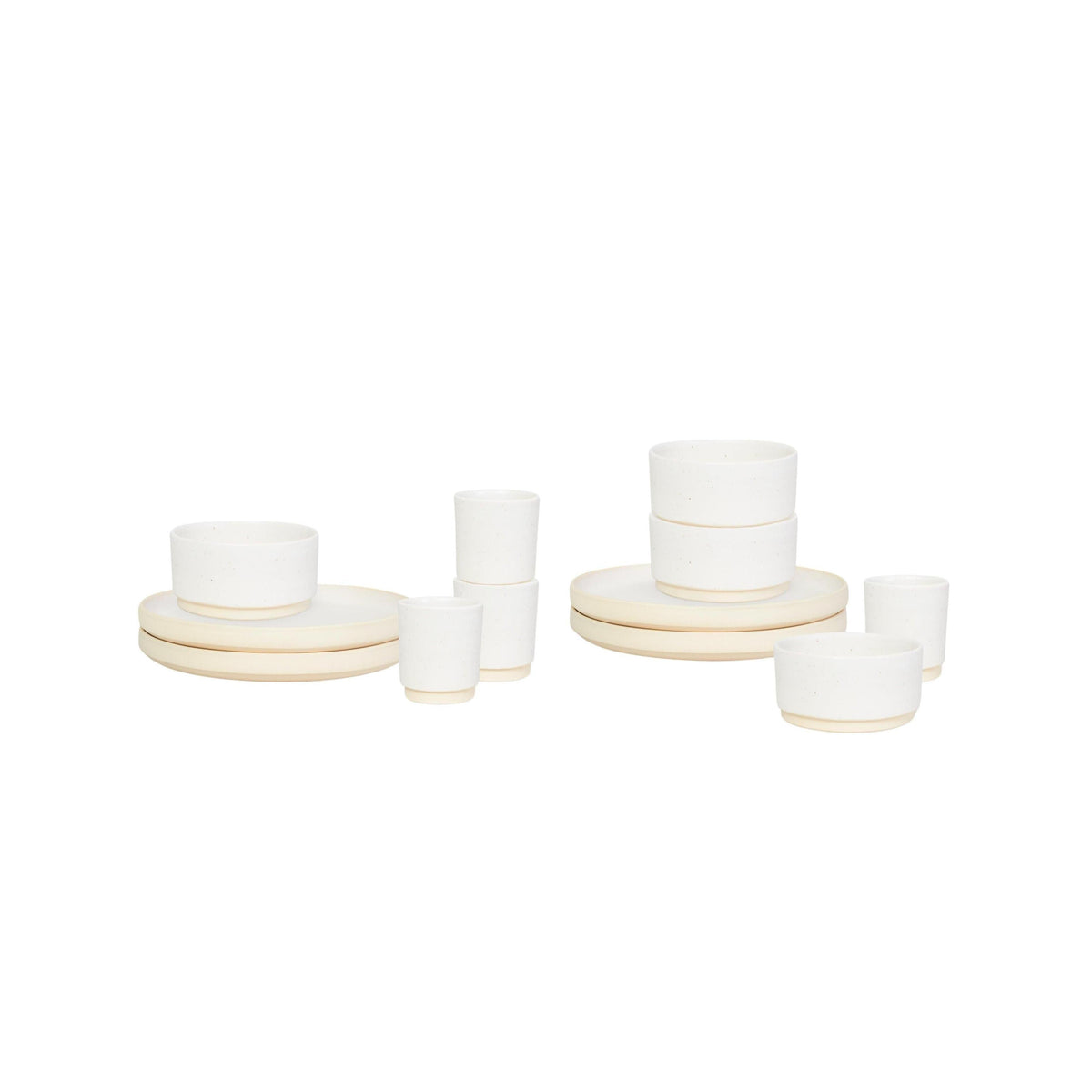 Otto Ceramic Tableware Set I Dinner – White – Frama