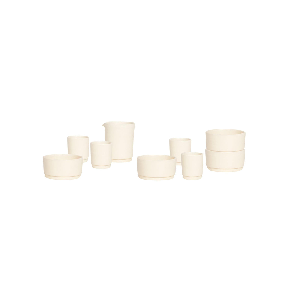 Otto Ceramic Tableware Set – Breakfast – Natural – Frama