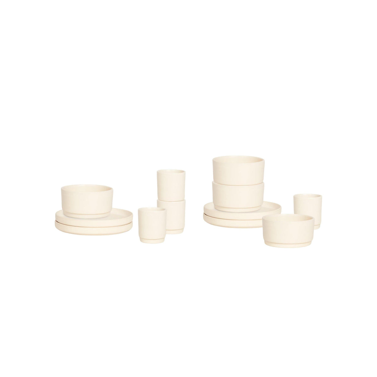 Otto Ceramic Tableware Set – Dinner – Natural – Frama