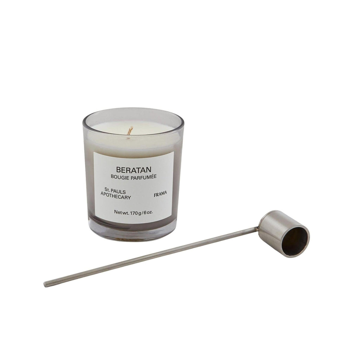 Scented Candle + Candle Snuffer – Beratan – 170 g – Frama
