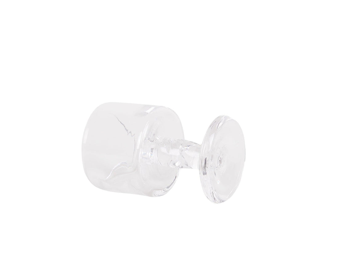 0405 Stem Glass Set of Two – Clear – Small