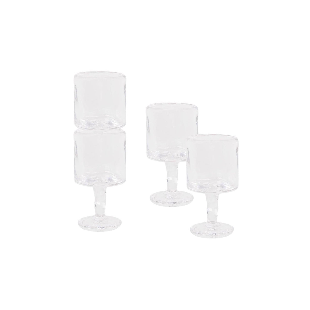 0405 Stielglas 4er-Set – Klar – Mittel – Frama