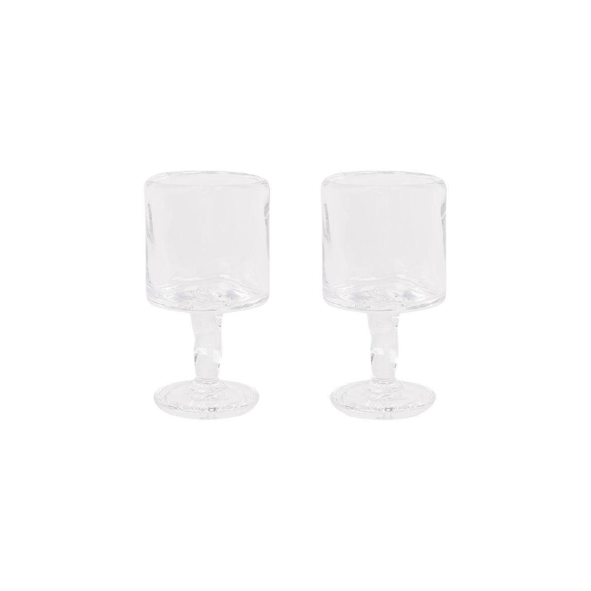 0405 Stielglas 2er-Set – Klar – Mittel – Frama