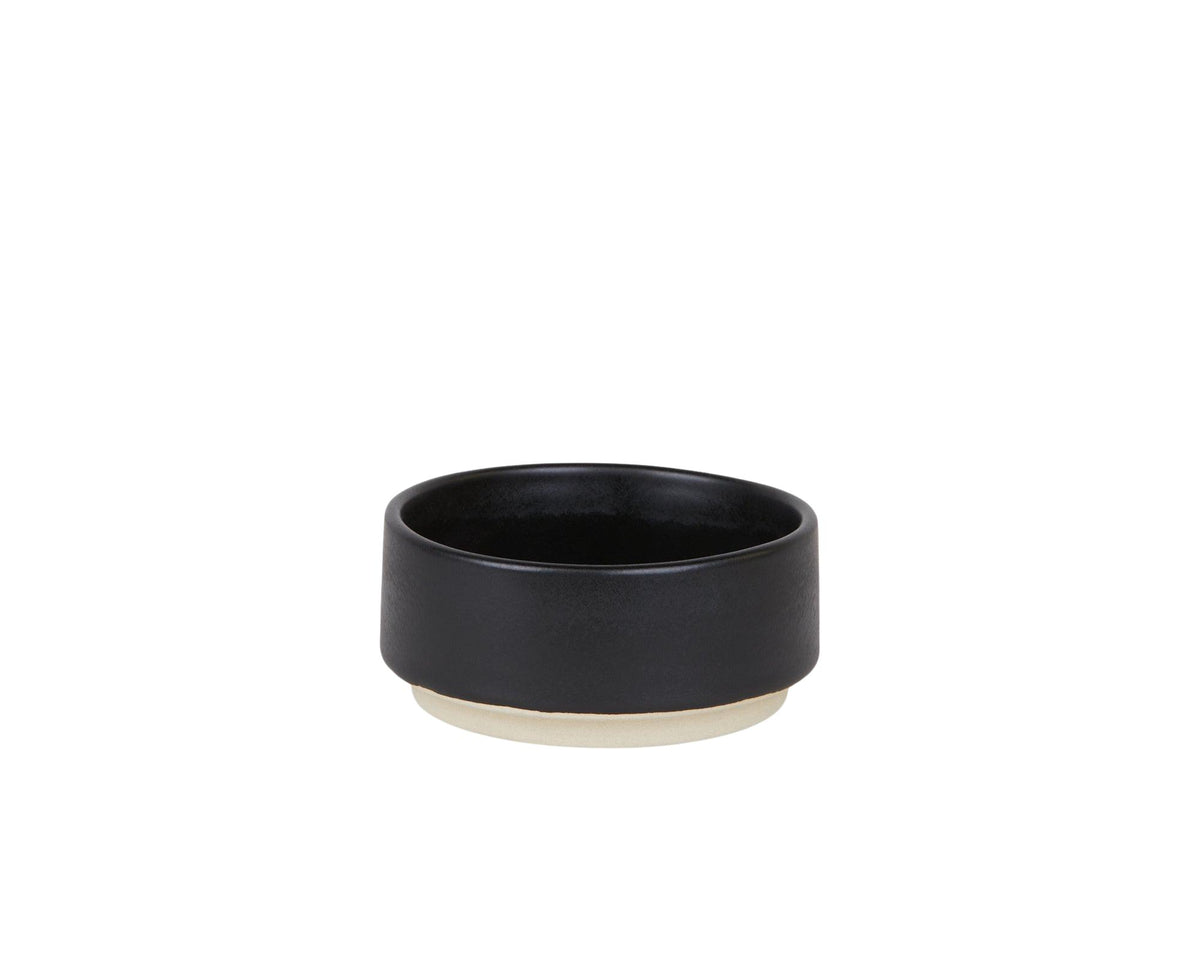 Otto Ceramic Bowls Set of Two – Black – Medium – Frama – view 3
