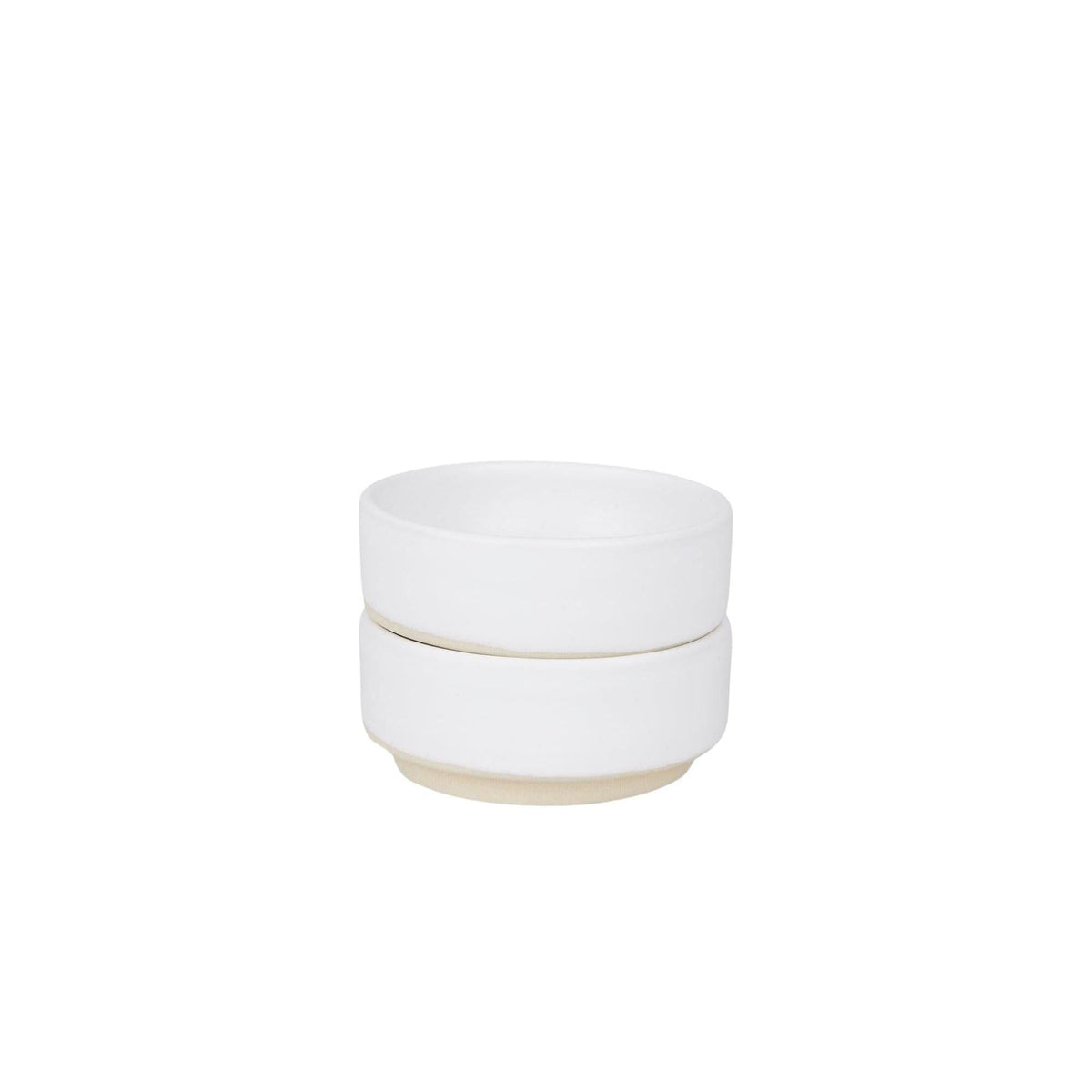 Otto Ceramic Bowls Set of Two – White – Small – Frama