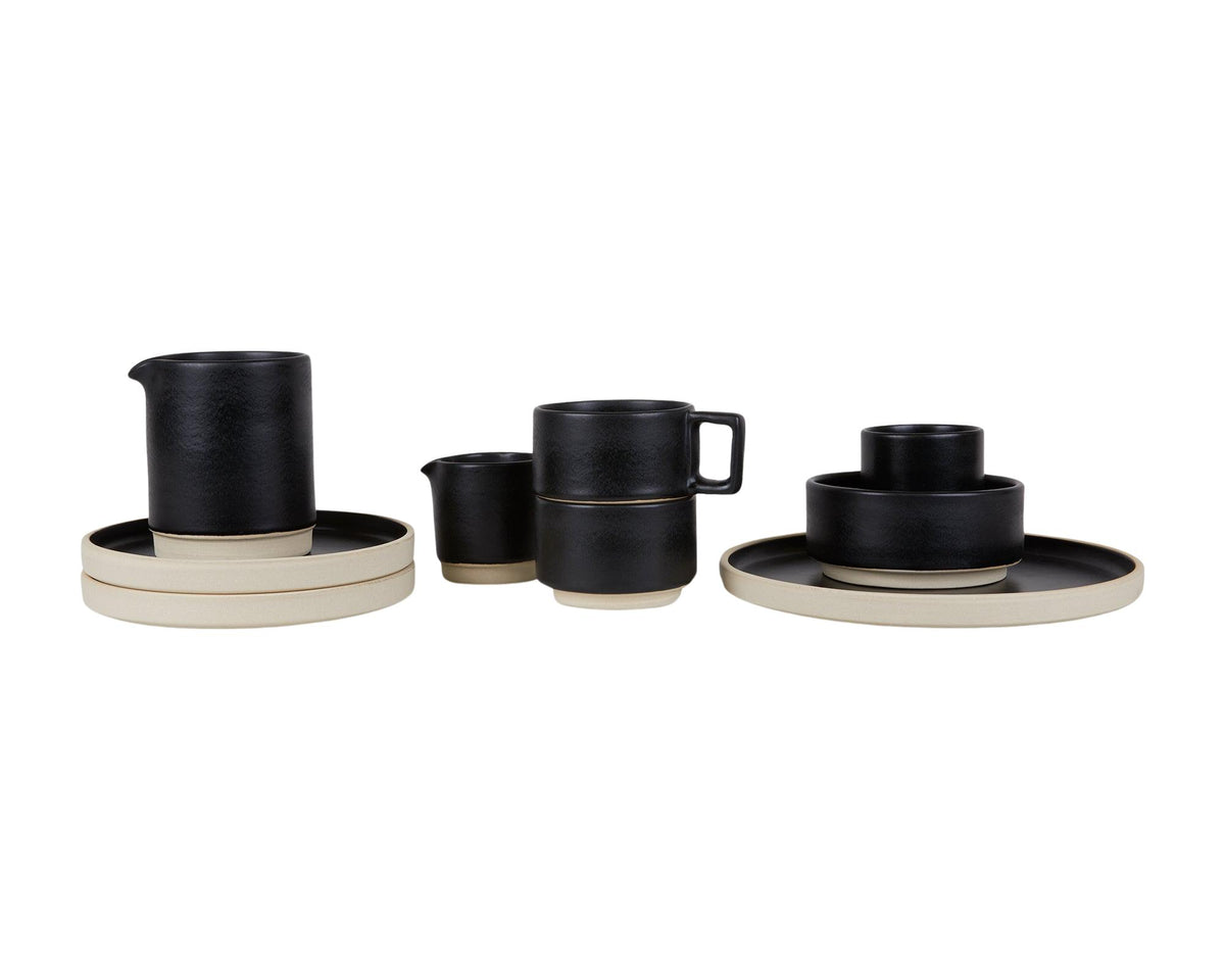 Otto Ceramic Bowls Set of Two – Black – Small – Frama – view 3