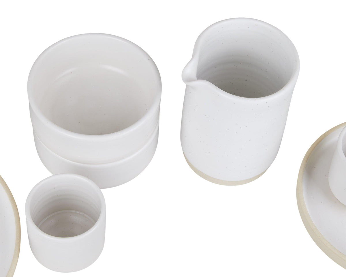 Otto Ceramic Jug – White – Large – Frama – view 4