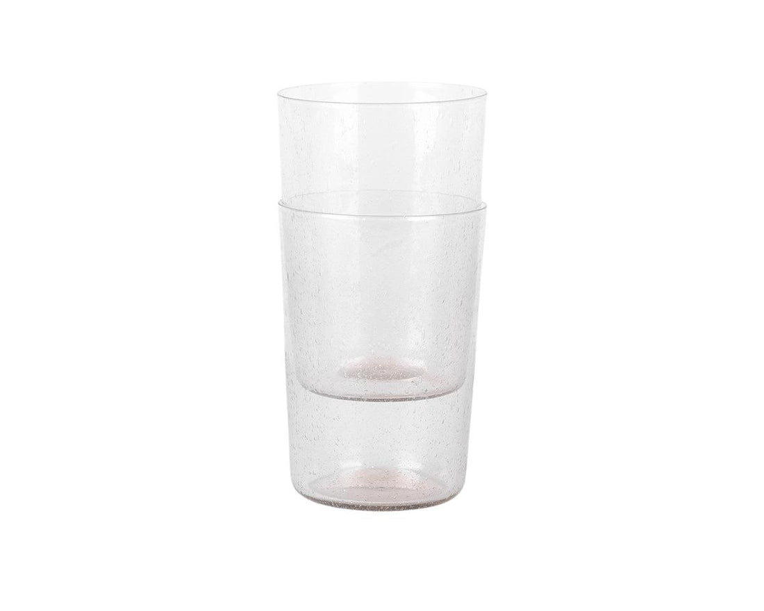 Isle Glass Set of Two – Light Smoke
