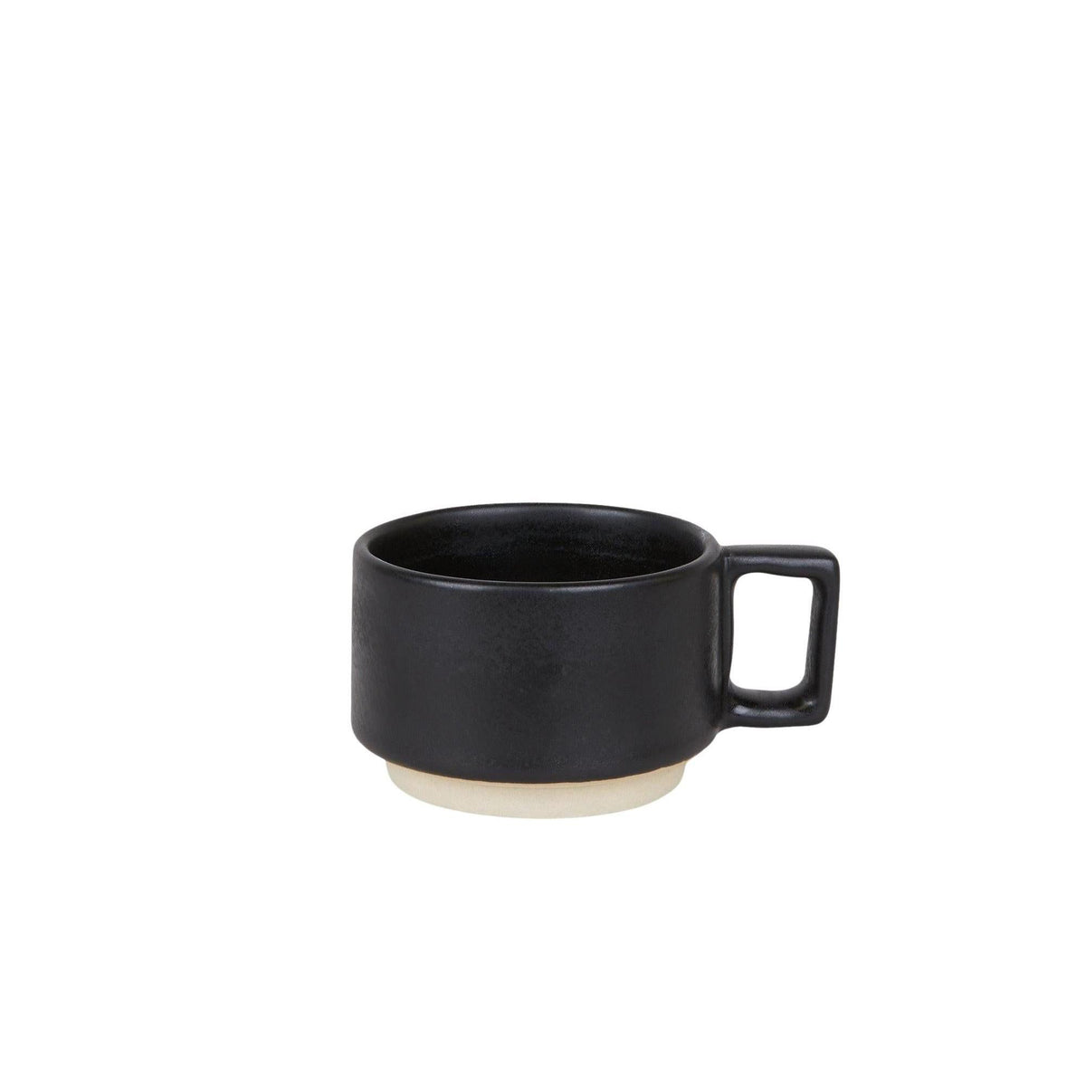 Otto Ceramic Mug with Handle – Black – Frama