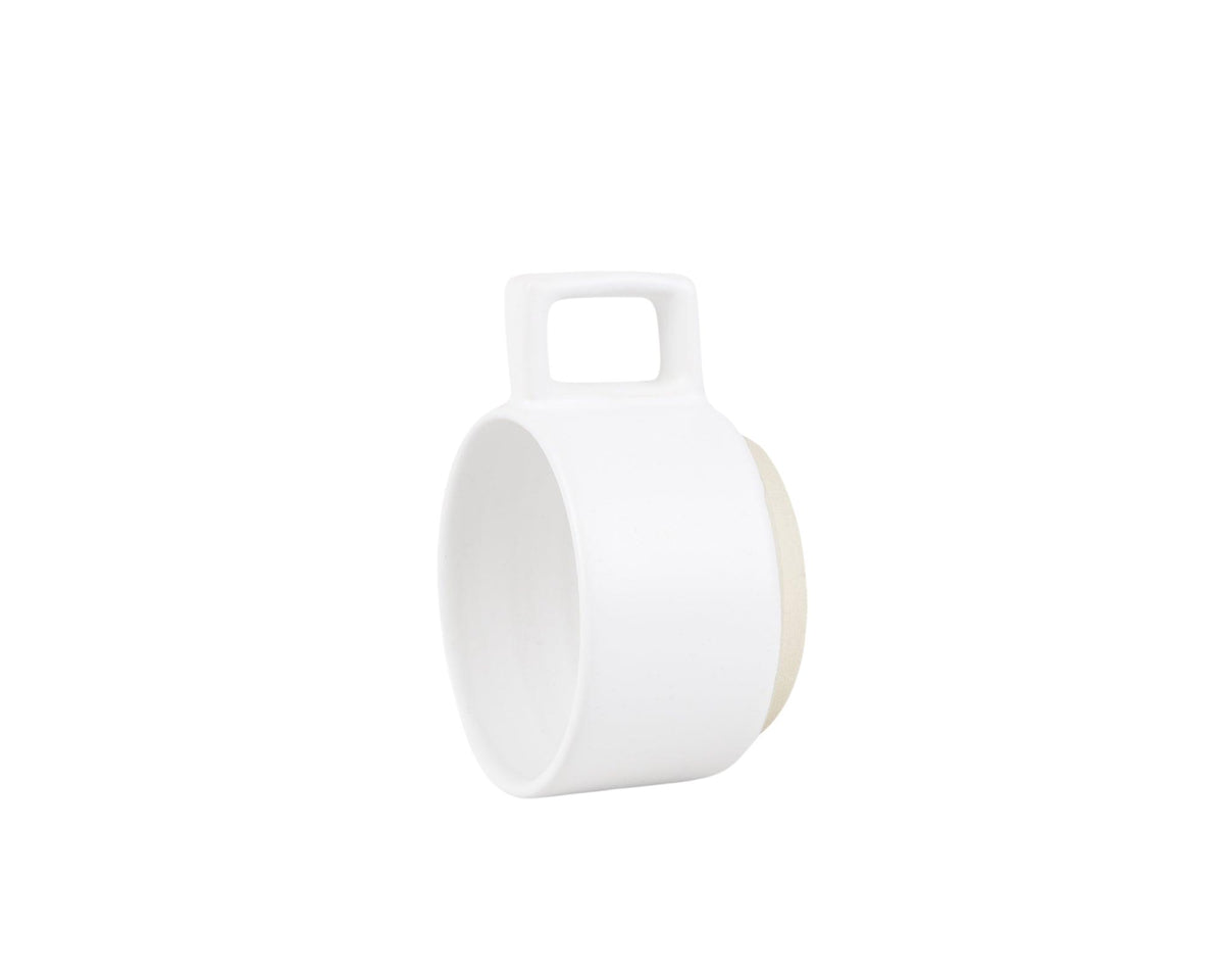 Otto Ceramic Mug with Handle – White – Frama – view 4