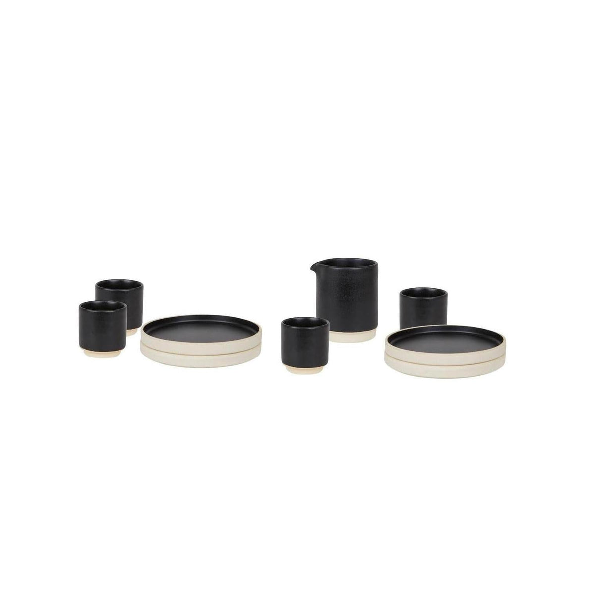 Otto Ceramic Tableware Set I Lunch – Black – Frama