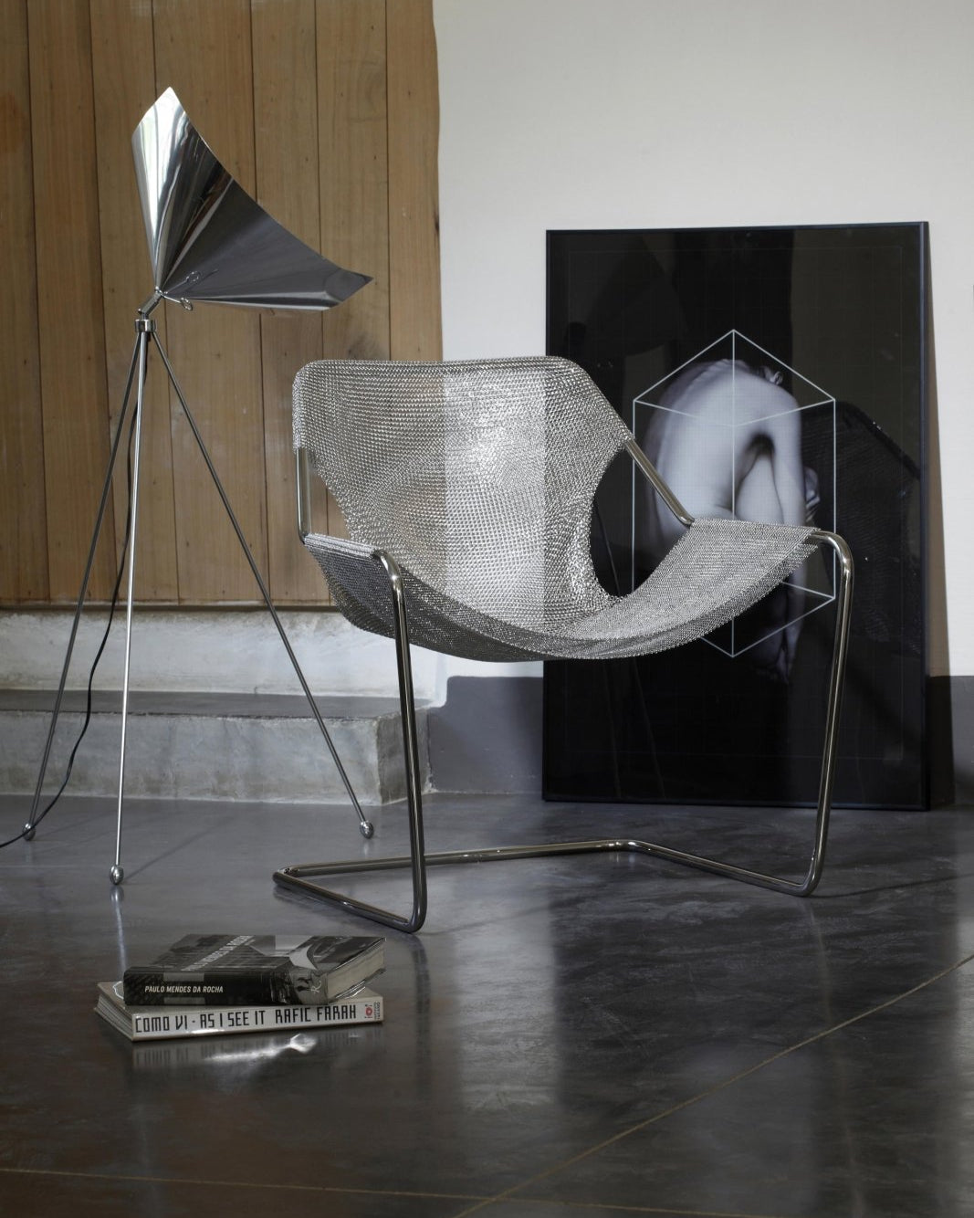 Paulistano Steel Mesh Armchair - Lounge Sessel - Objekto