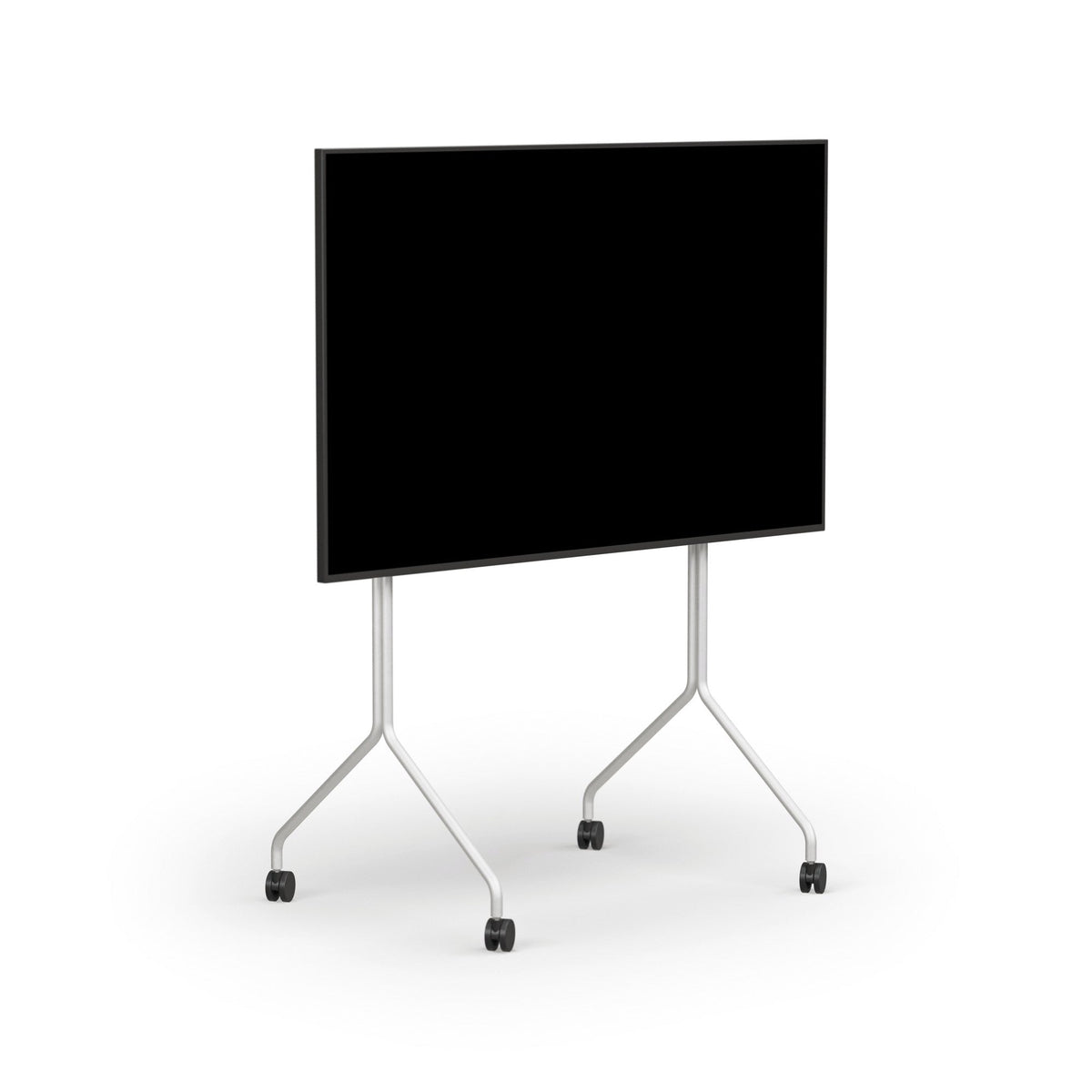 Moon Tall TV-Stand - Cloudy Silver - TV Stands - Pedestal