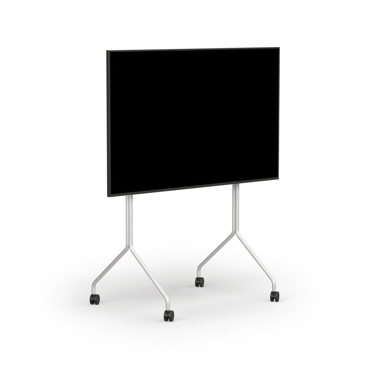 Moon Tall TV-Stand - Cloudy Silver - TV Stands - Pedestal