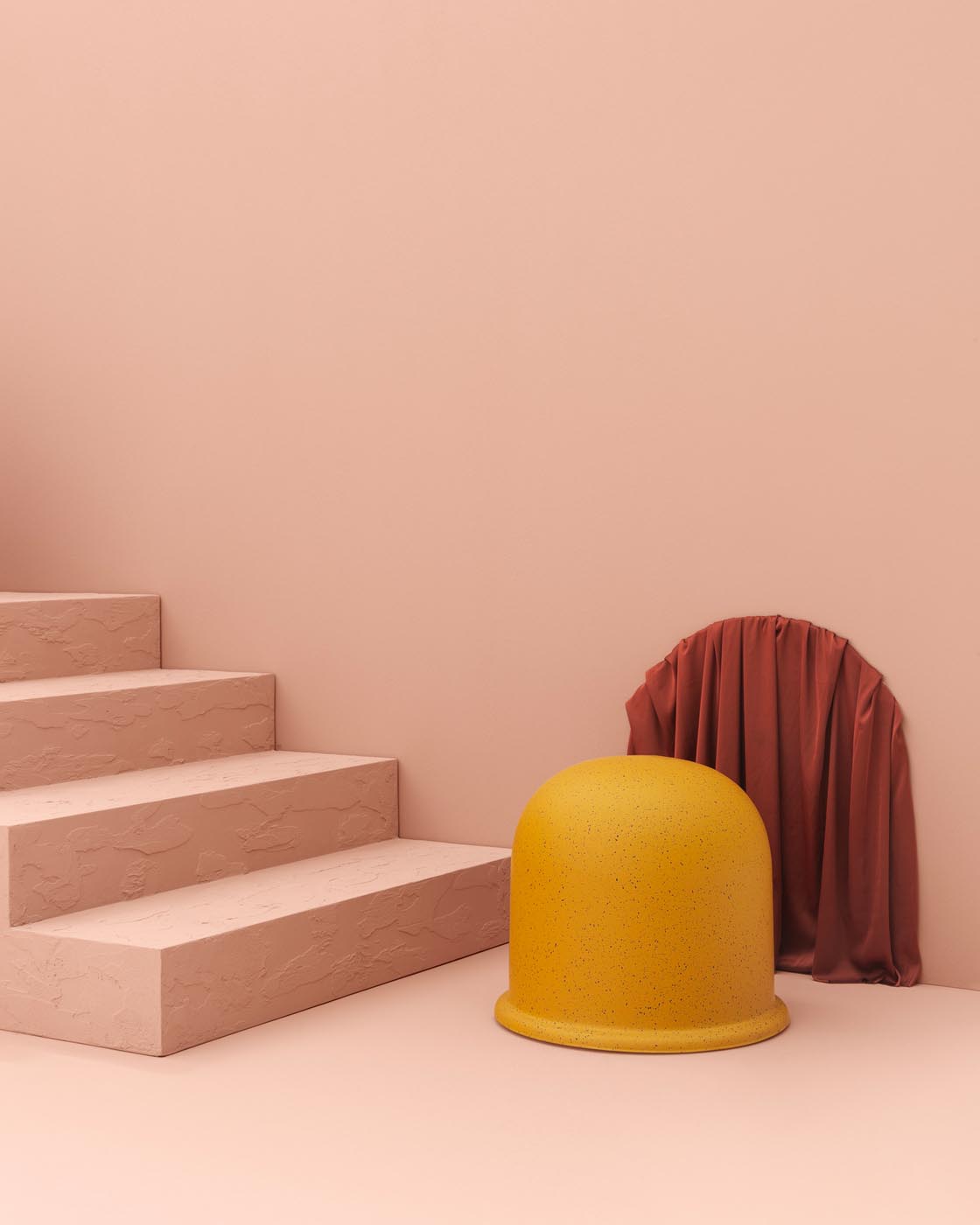 Puffo Pouf - Yellow - Seating - Gufram