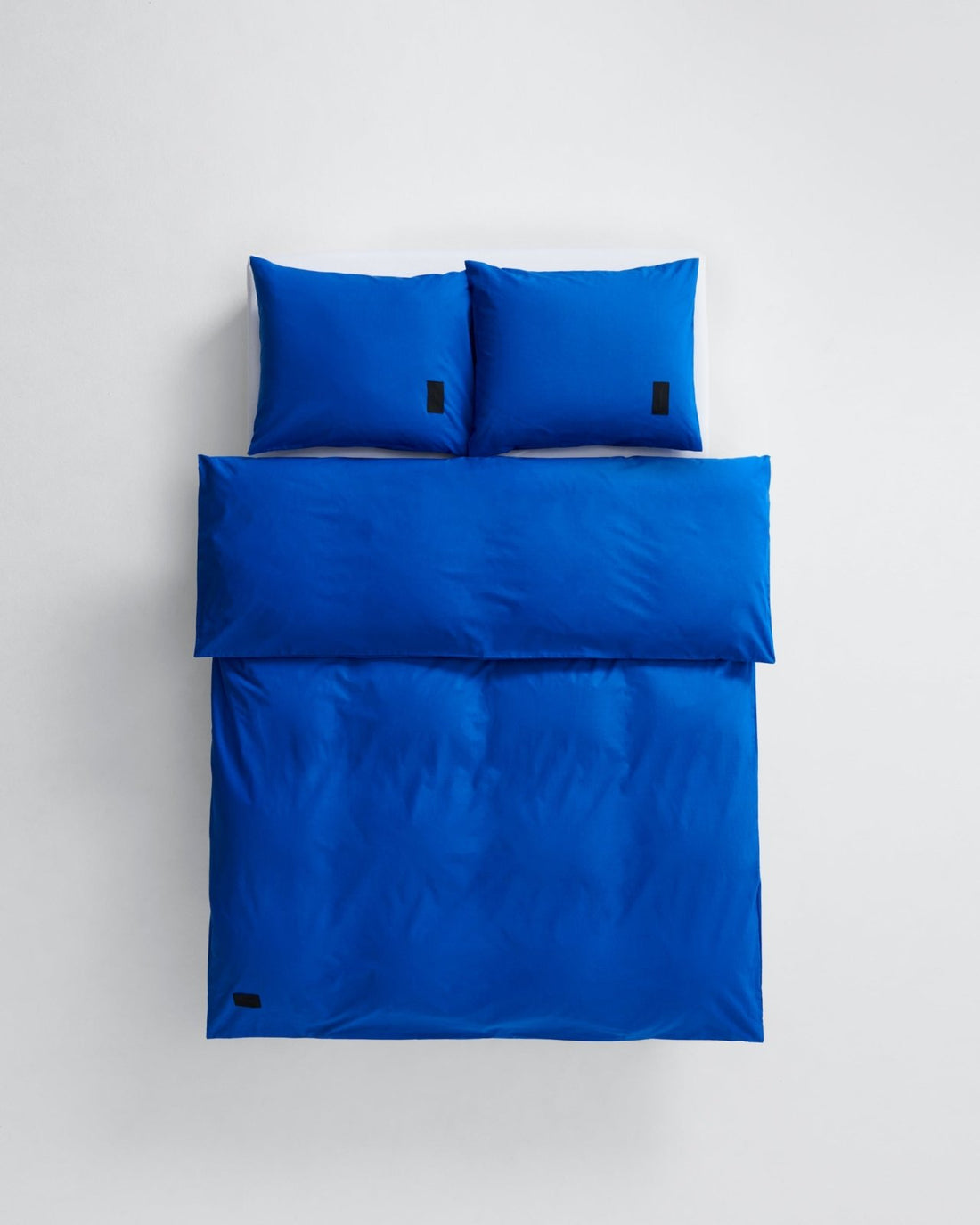 Pure pillow case - Italian blue Poplin