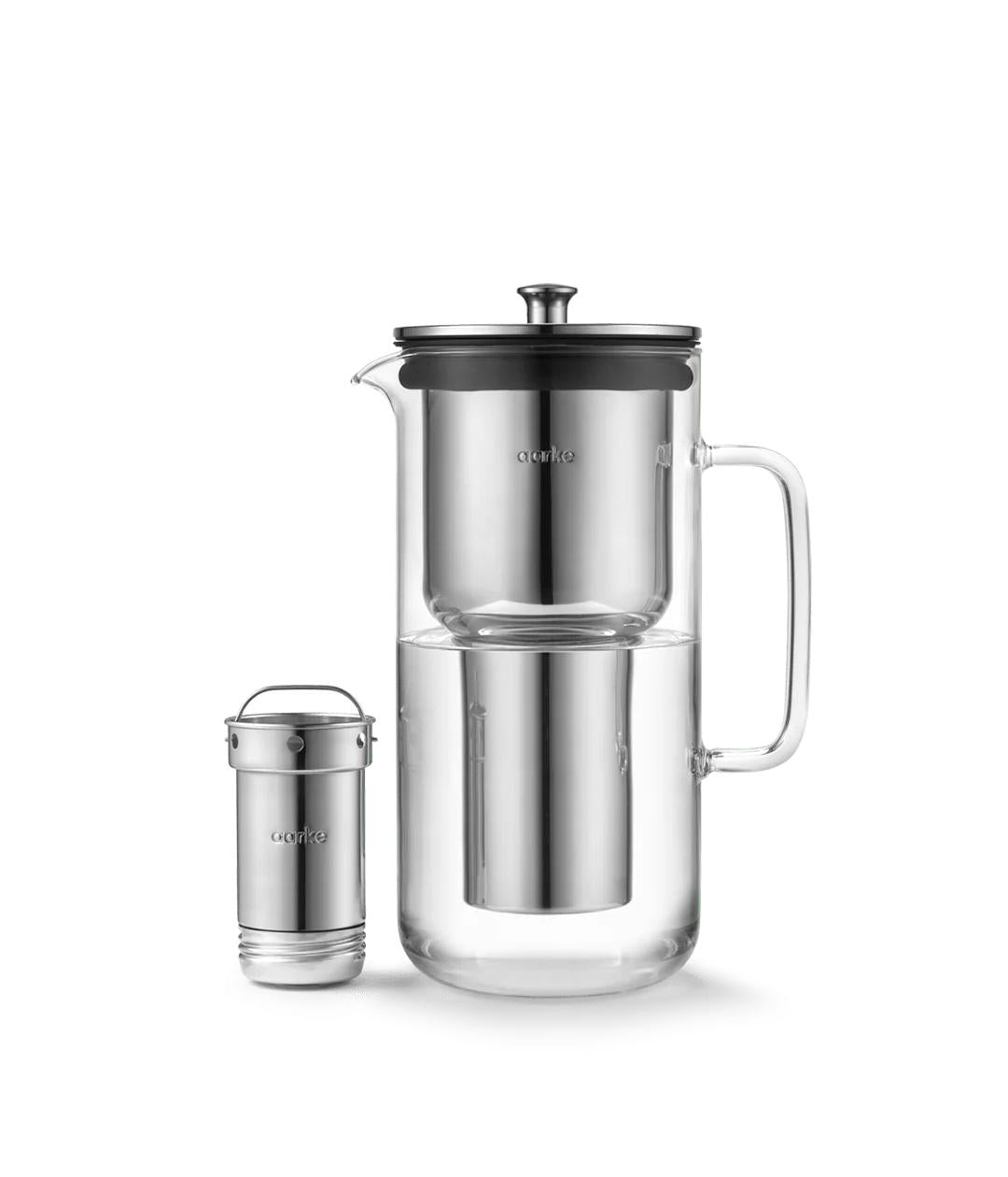 Purifier – Water filter pitcher in glass – Aarke – view 8