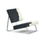 Chrome / black cowhide