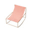 Brass Frame / Pink Linen