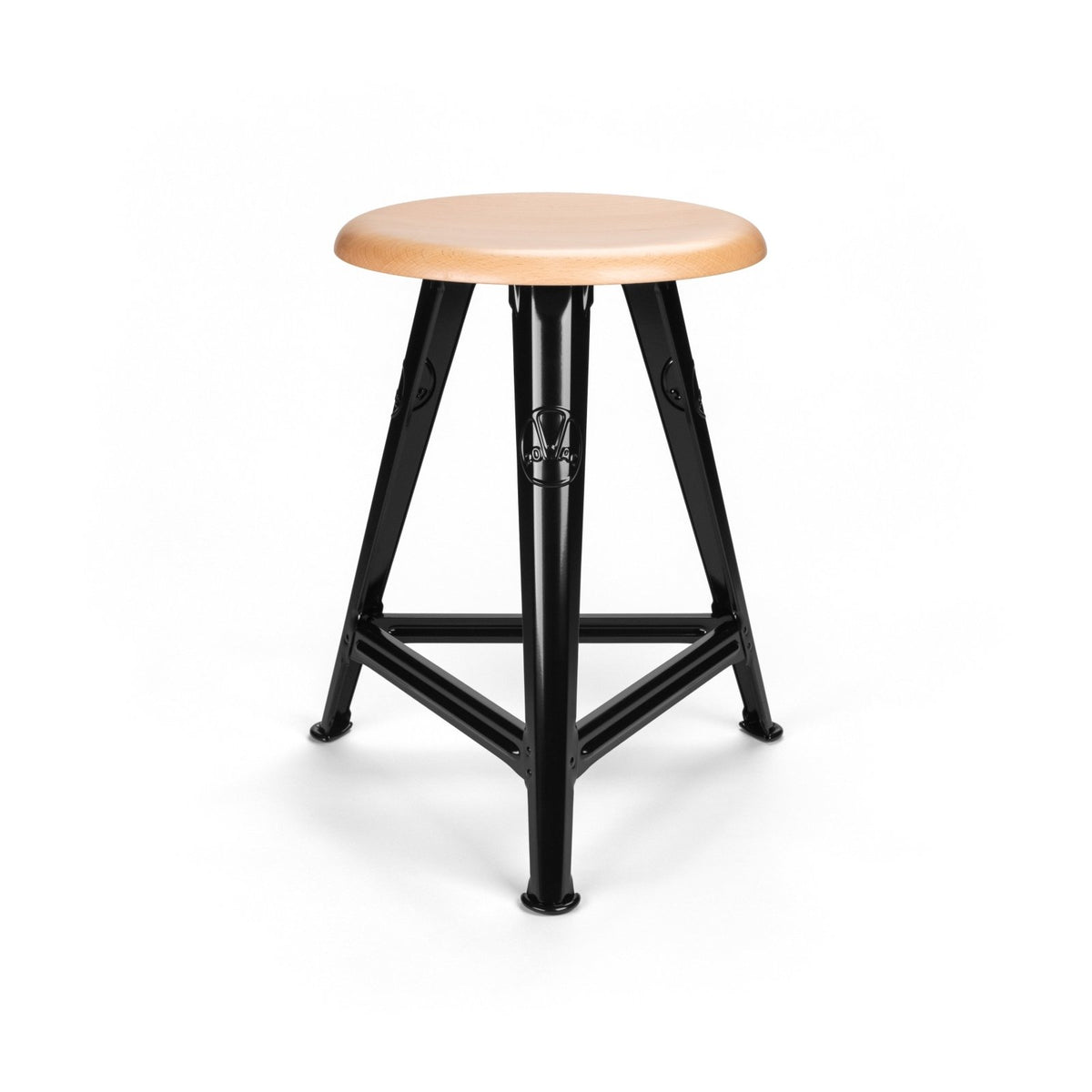 Schemel Stool - Black - Model I / 50cm - Hocker - Rowac