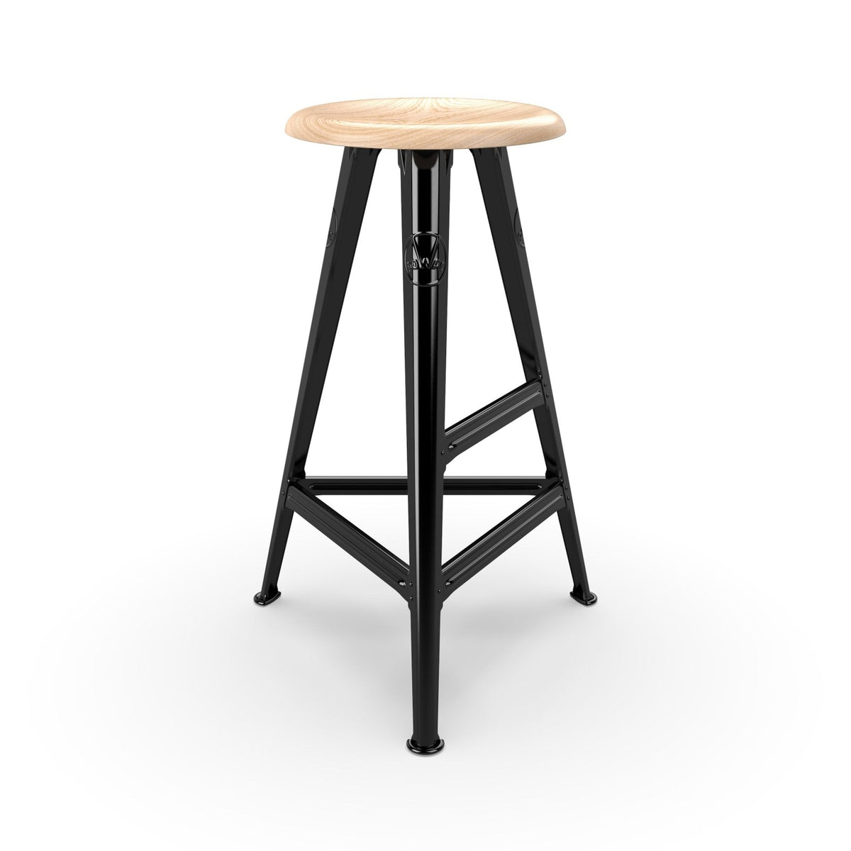 Schemel Stool - Black - Model I / 75cm - Hocker - Rowac