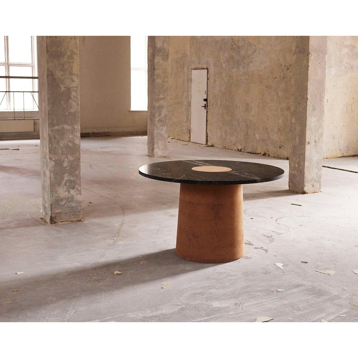 Sintra Dining Table - Black Marble / Cork - Dining Tables - Frama