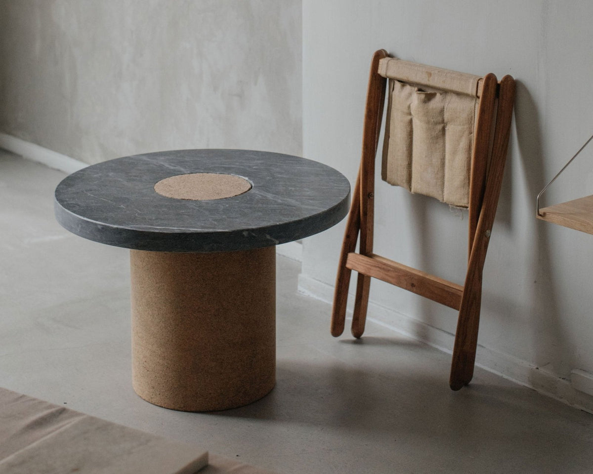 Sintra Table - Black Marble / Cork - Large - Coffee & Side Tables - Frama