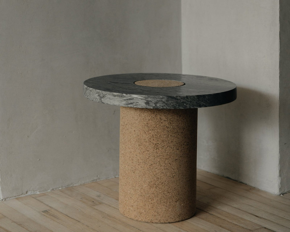 Sintra Table - Black Marble / Cork - Small - Coffee & Side Tables - Frama – view 3