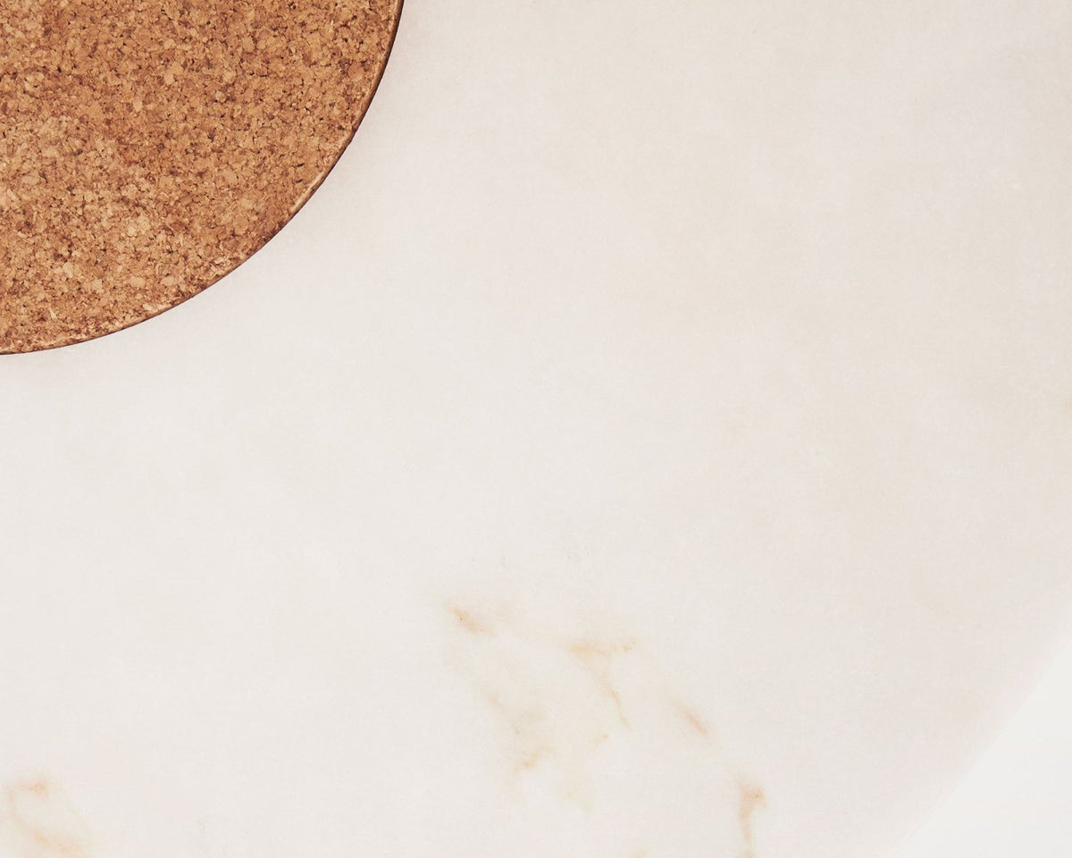 Sintra Table - White Marble / Cork - Large - Coffee & Side Tables - Frama – view 4