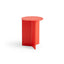 Candy-red lacquered oak
