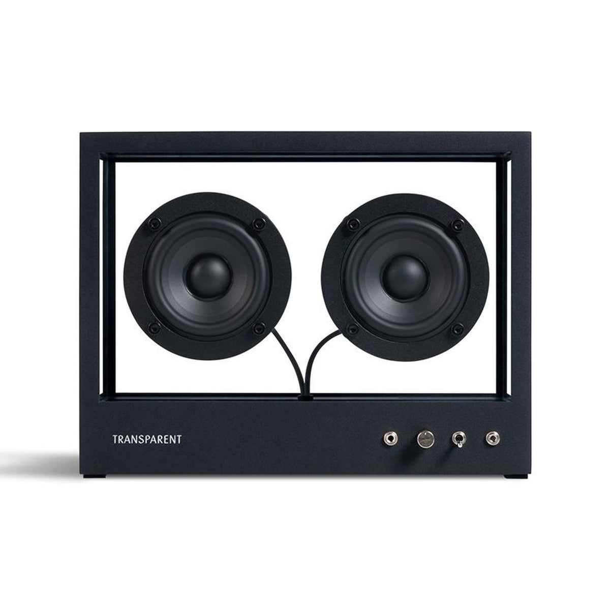 Transparent Speaker Small - Black - Lautsprecher - Transparent