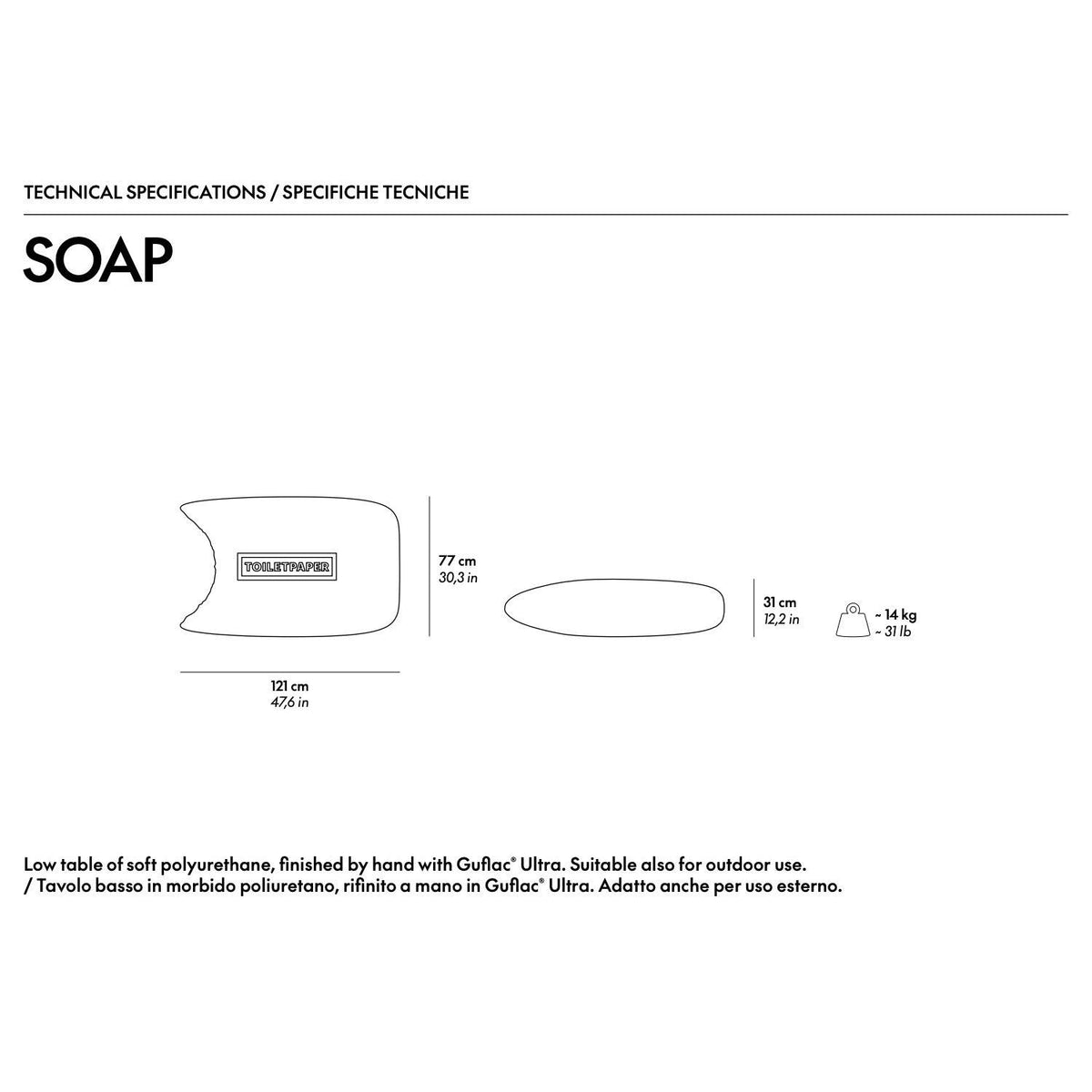 Soap Pouf - Sculpture - Gufram