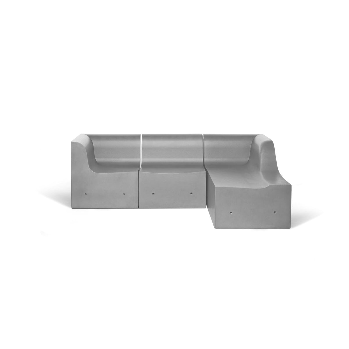 Softcrete Sofa - Central Module - Sofas & pouffes - Gufram
