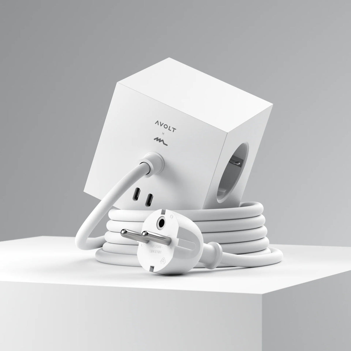 Square 1 USB C - Opal White - Dekoration - AVOLT – view 5
