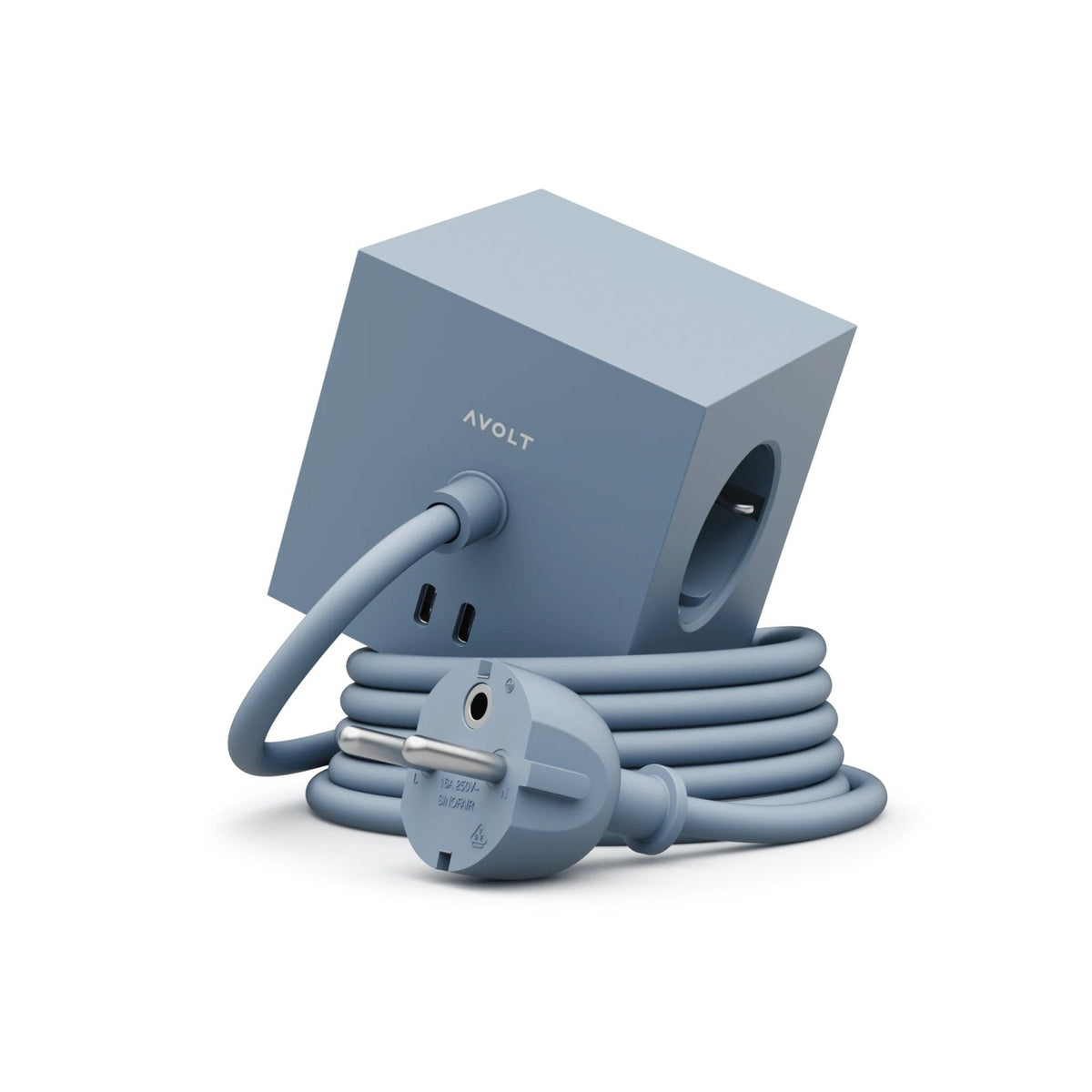 Square 1 USB C - Shark Blue - Dekoration - AVOLT