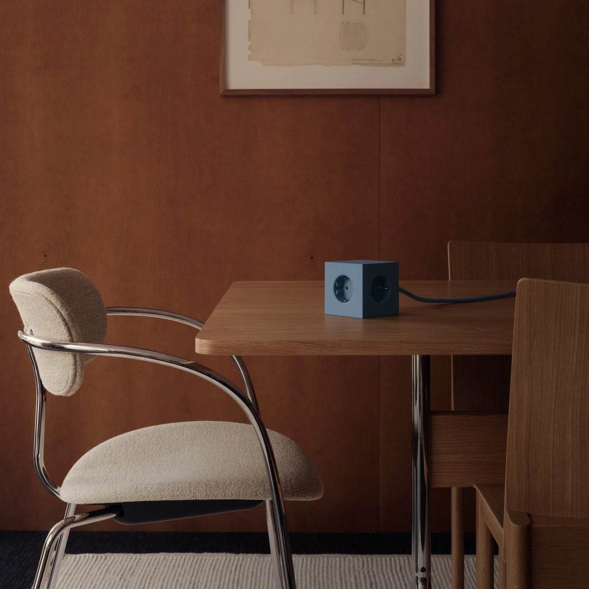 Square 1 USB C - Shark Blue - Dekoration - AVOLT – Ansicht 4