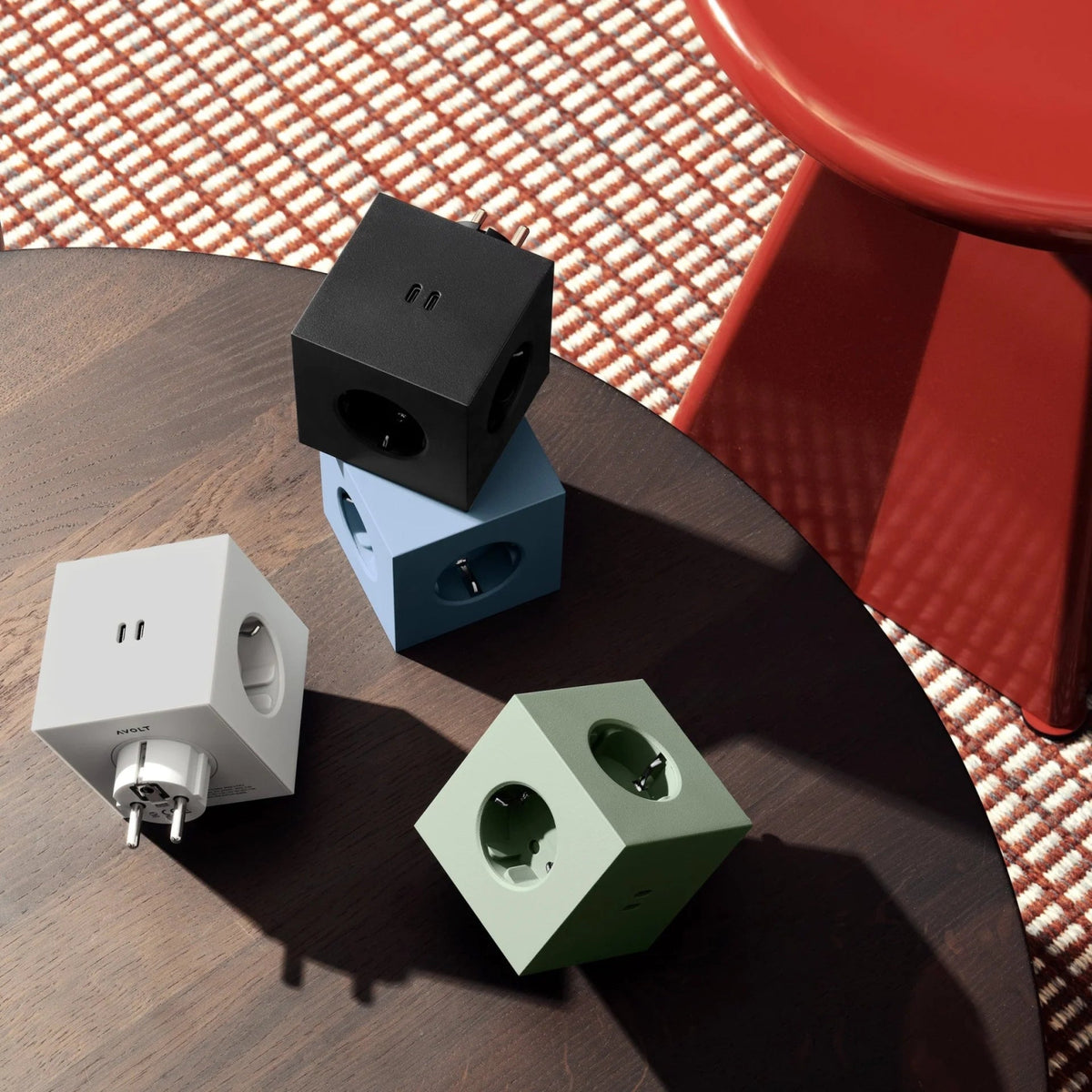 Square 2 USB C - Shark Blue - Dekoration - AVOLT – view 5
