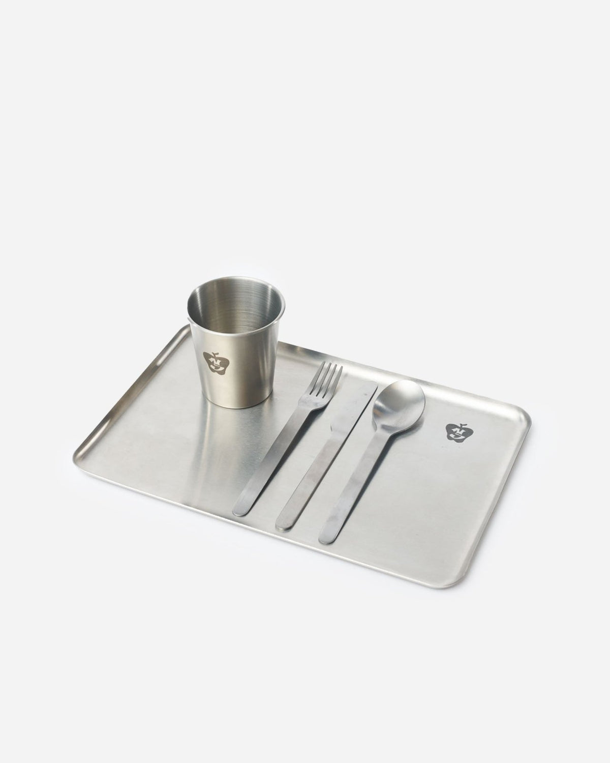 Steel Plate - Stainless Steel Serving Tray Set - Geschirr - NIKO JUNE – view 5
