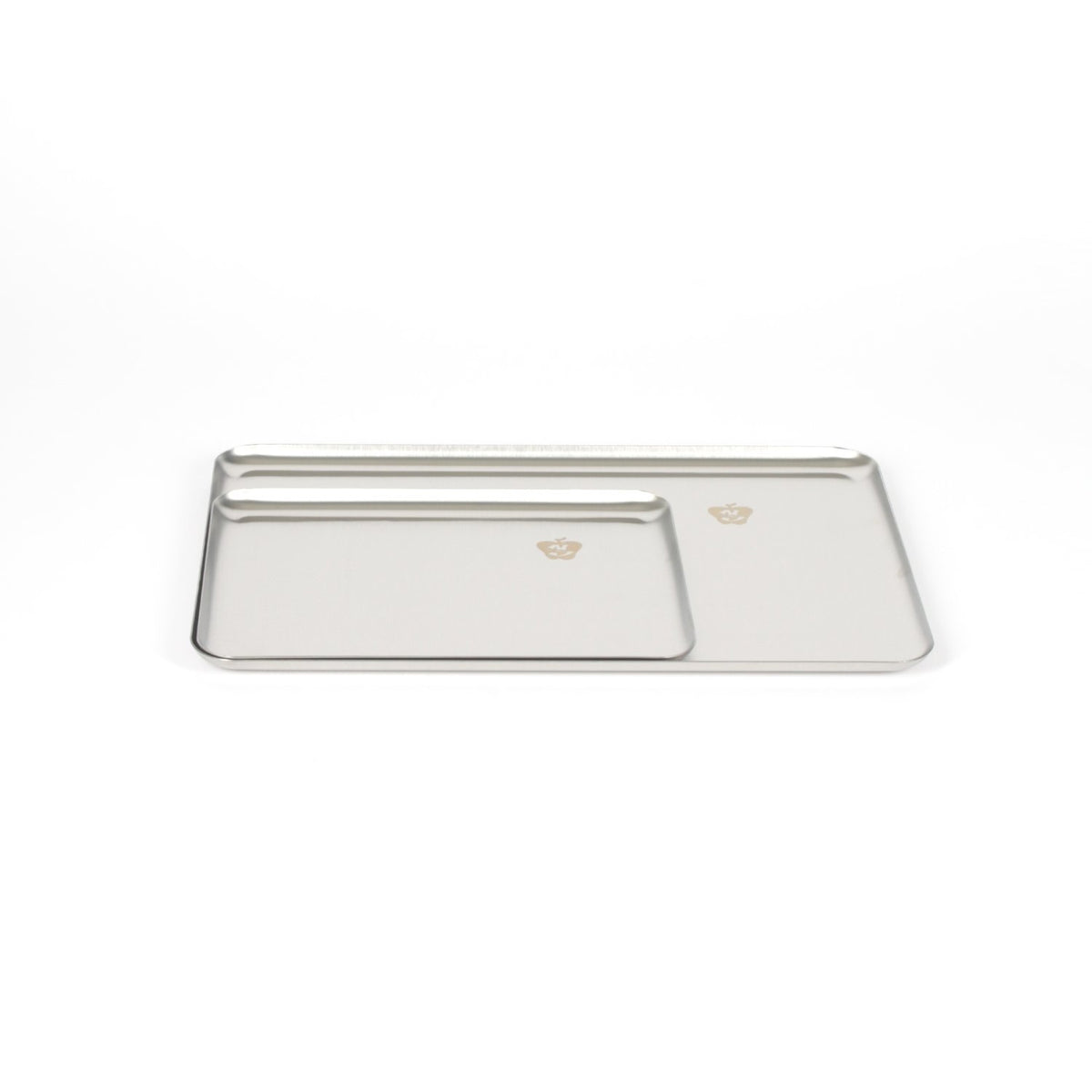 Steel Plate - Stainless Steel Serving Tray Set - Geschirr - NIKO JUNE