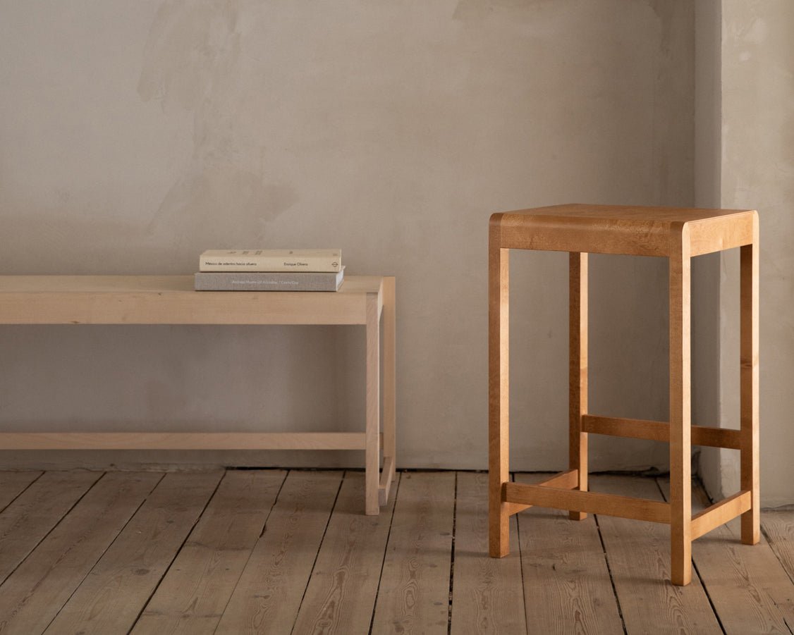 Stool 01 - Warm Brown Birch - H65 - Stools - Frama